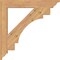 Ekena Millwork Merced Traditional Smooth Bracket, Western Red Cedar, 3 1/2"W x 28"D x 28"H BKT04X28X28MRC01SWR - alternate 2
